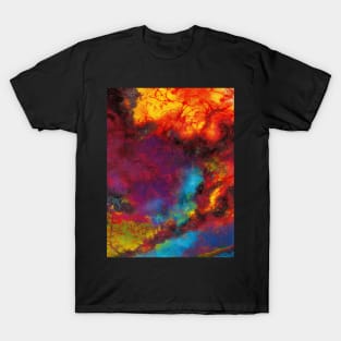 Abstract Splatter Paint T-Shirt